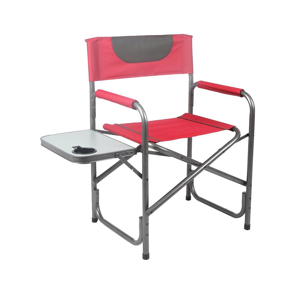 DV - DIRECTORS CHAIR WITH SIDE TABLE - SEASONAL TRENDS RED