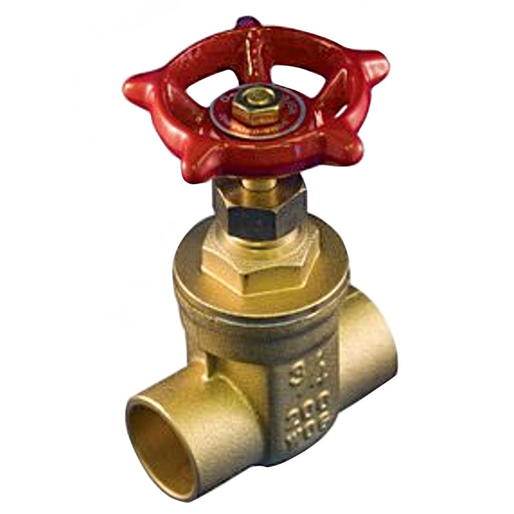 DMB - GATE VALVE BRASS SOLDER 1/2 IN