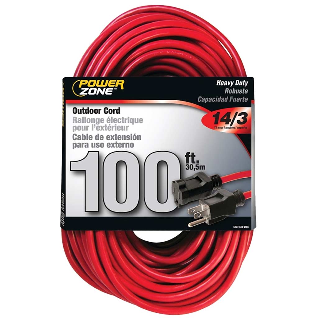 POWERZONE EXTENSION CORD OUTDOOR HEAVY DUTY 100FT 14/3