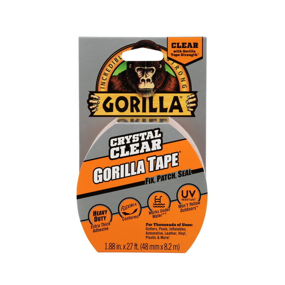 GORILLA REPAIR TAPE CLEAR 9YD X 1.88"