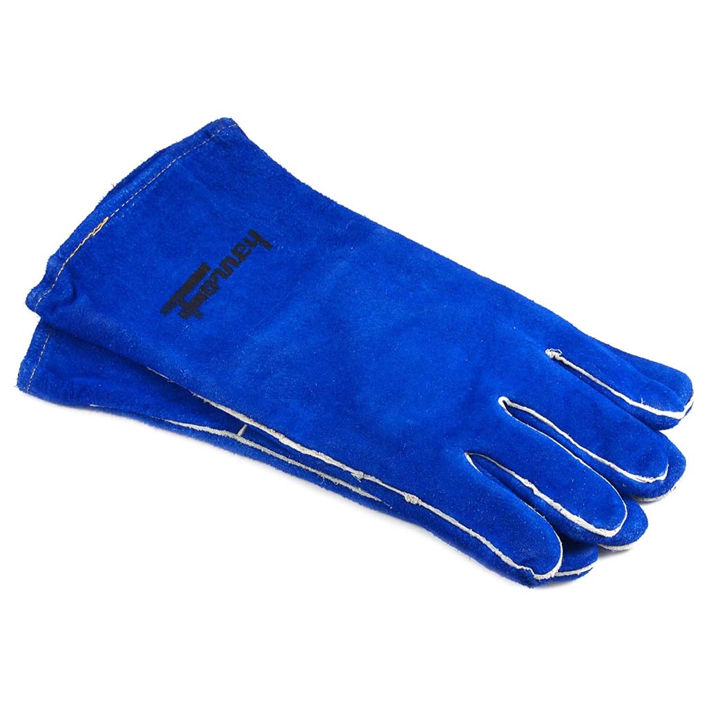 DMB - FORNEY WELDING GLOVE LEATHER BLUE LRG