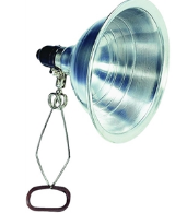 POWERZONE LIGHT CLAMP LAMP 8-1/2&quot;X4-1/4&quot; ALUM. SHIELD 100W 6FT CORD