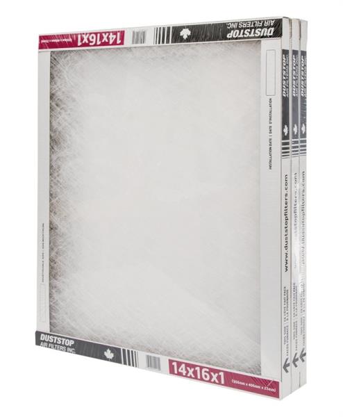 DMB - DUSTSTOP AIR FILTER 16X14X1IN 3 PK