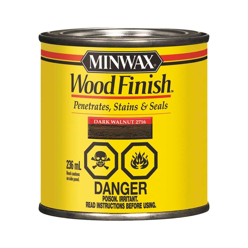 MINWAX WOOD FINISH DARK WALNUT 236ML