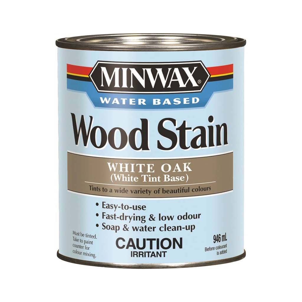 MINWAX WOOD STAIN WHITE OAK WATER BASED 946ML