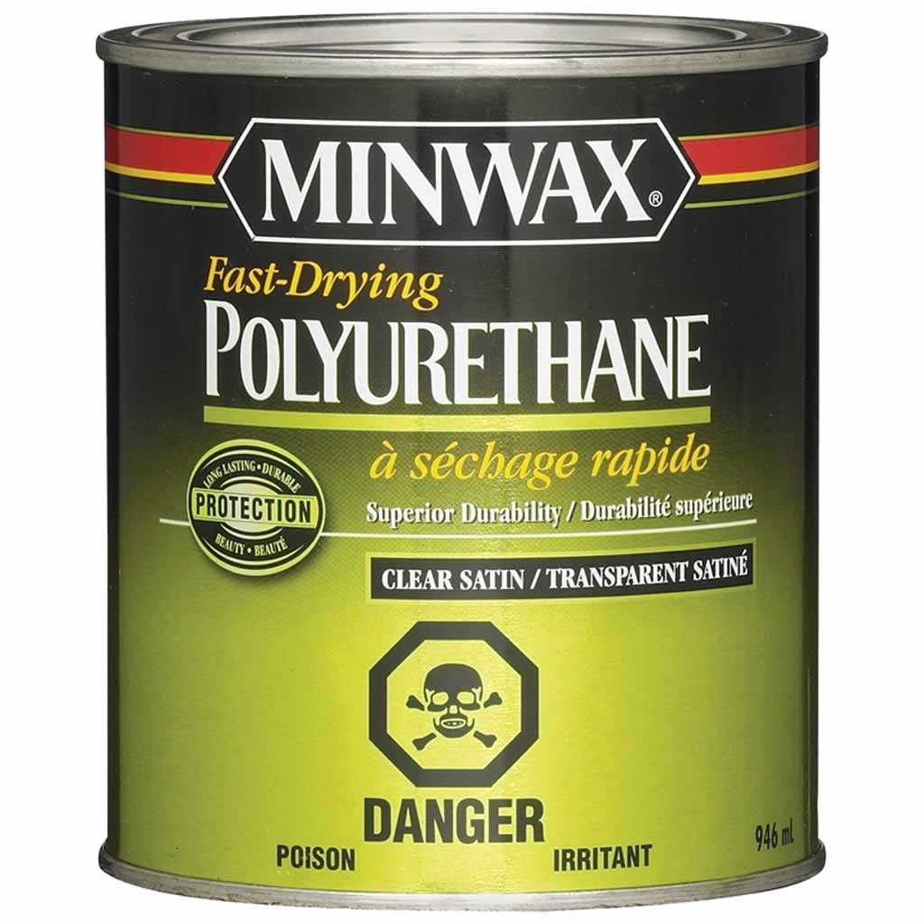 MINWAX POLYURETHANE PAINT CLR SATIN 236ML