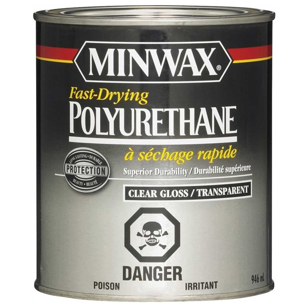 MINWAX POLYURETHANE INTERIOR VARNISH CLEAR GLOSS 946ML