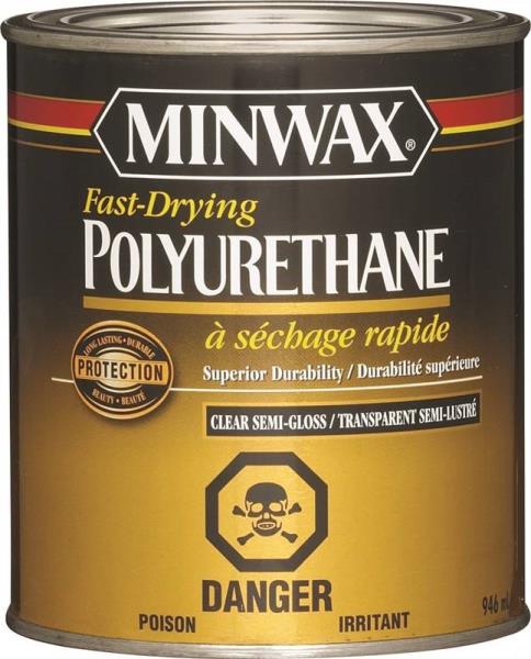 MINWAX POLYURETHANE CLEAR SEMI-GLOSS 946ML