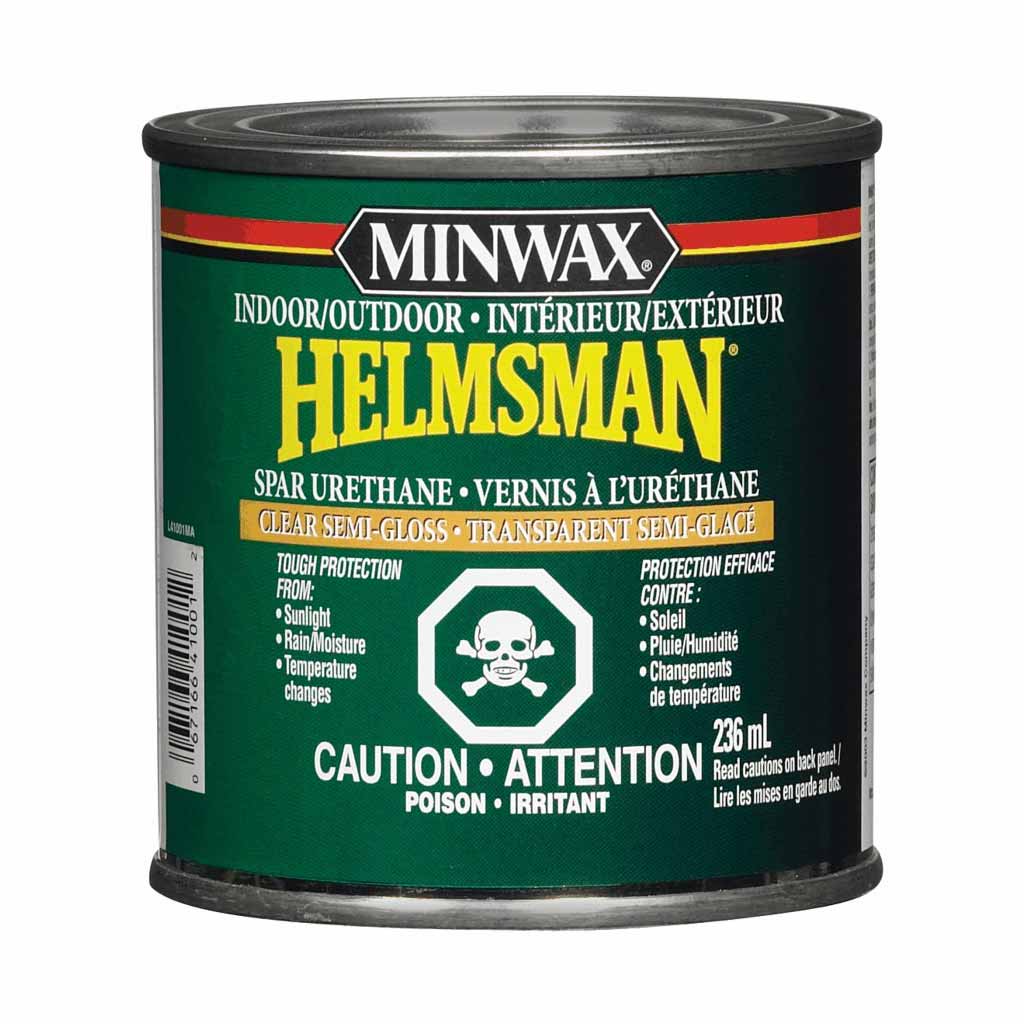 MINWAX HELMSMAN SPAR URETHANE SEMI GLOSS CLR 236ML