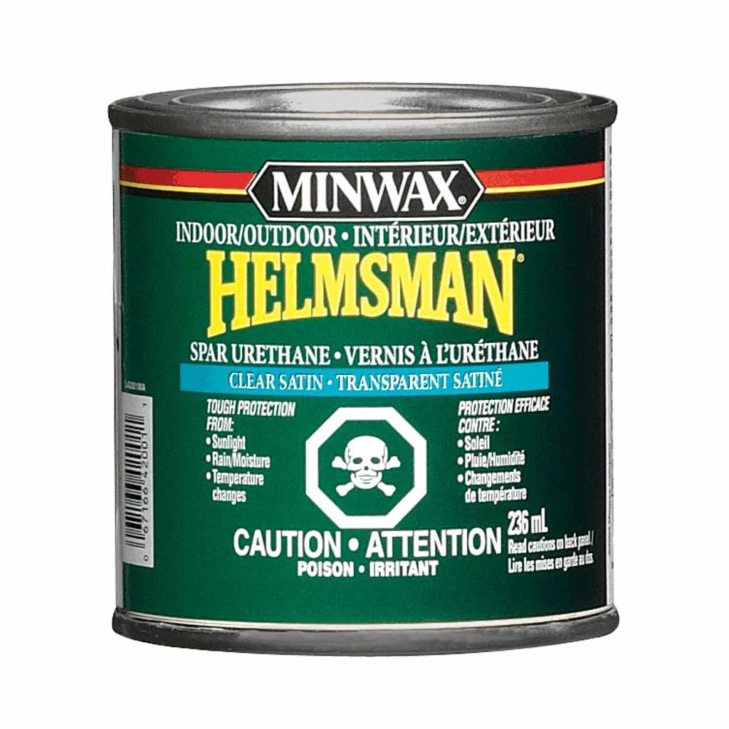 MINWAX HELMSMAN SPAR URETHANE SATIN CLR 236ML 