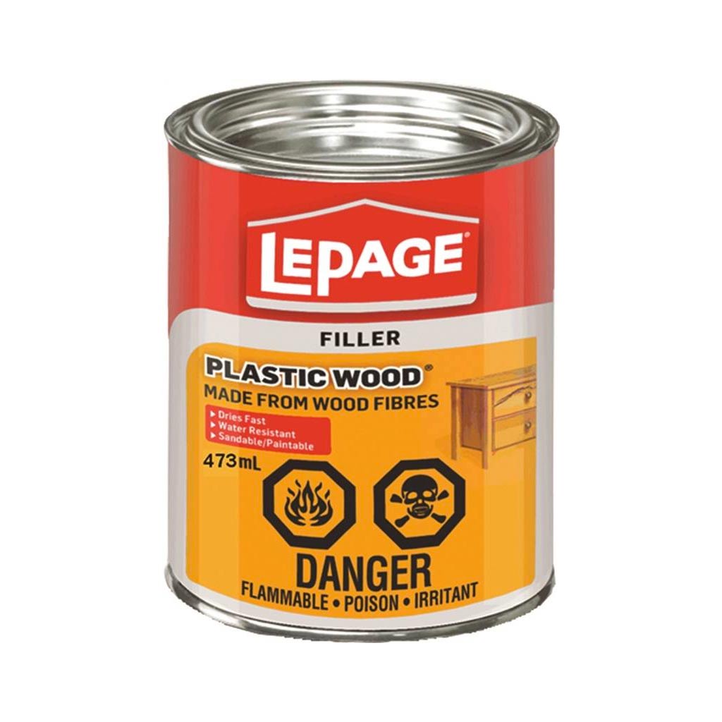 LEPAGE WOOD FILLER LIGHT TAN 473ML