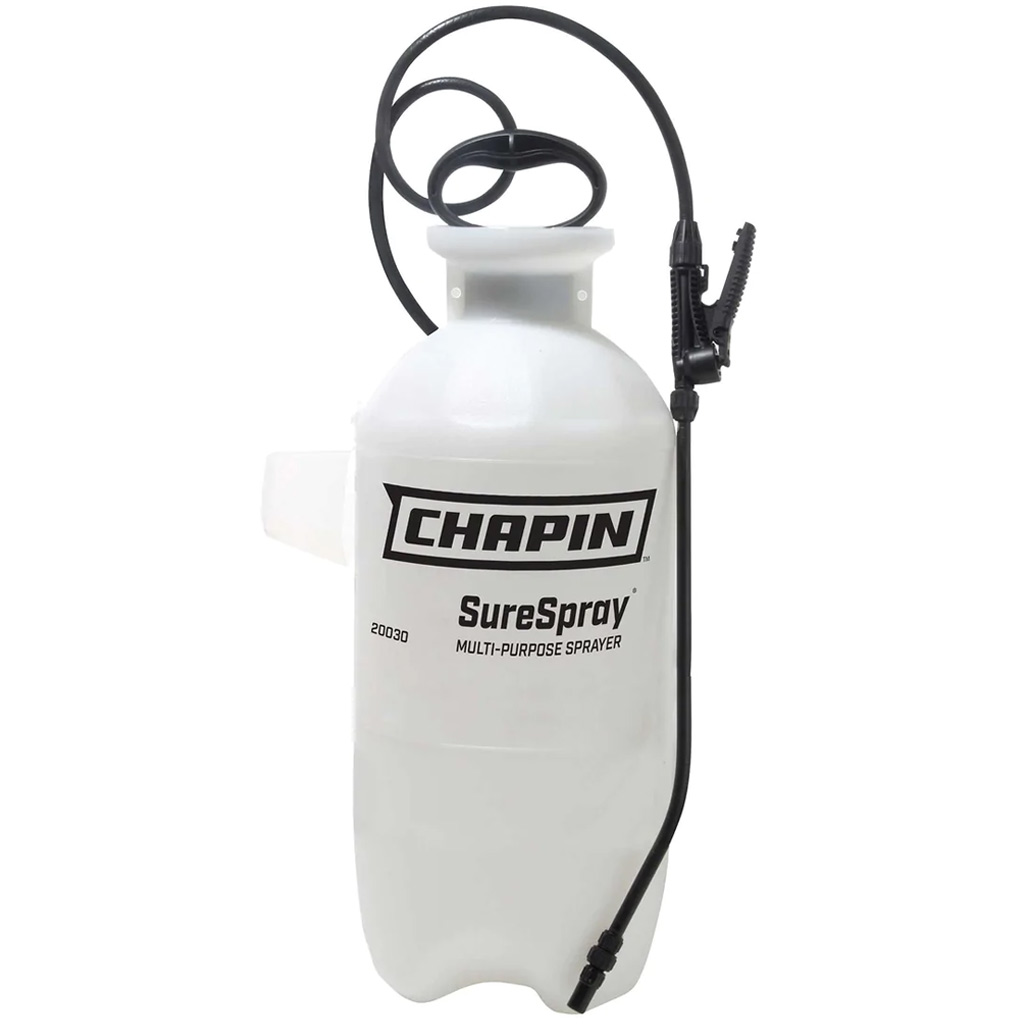 DV - CHAPIN SPRAYER 3GAL SURESPRAY SELECT HANDPUMP POLY W/ BRASS NOZZLE 27030
