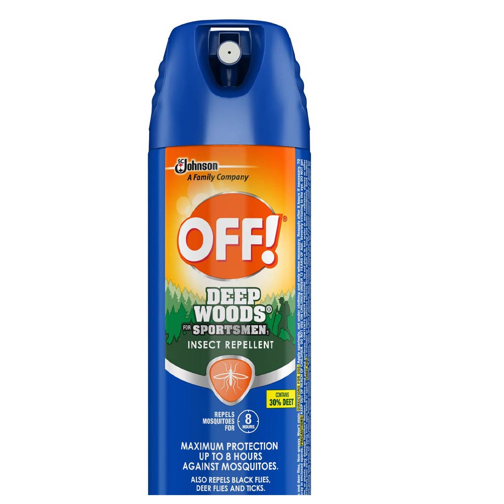 OFF! INSECT REPELLENT DEEP WOODS SPORTSMEN 8HRS 230G CAN