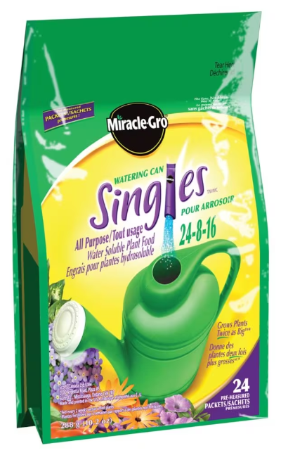 MIRACLE GRO PLANT FOOD SINGLES 96G