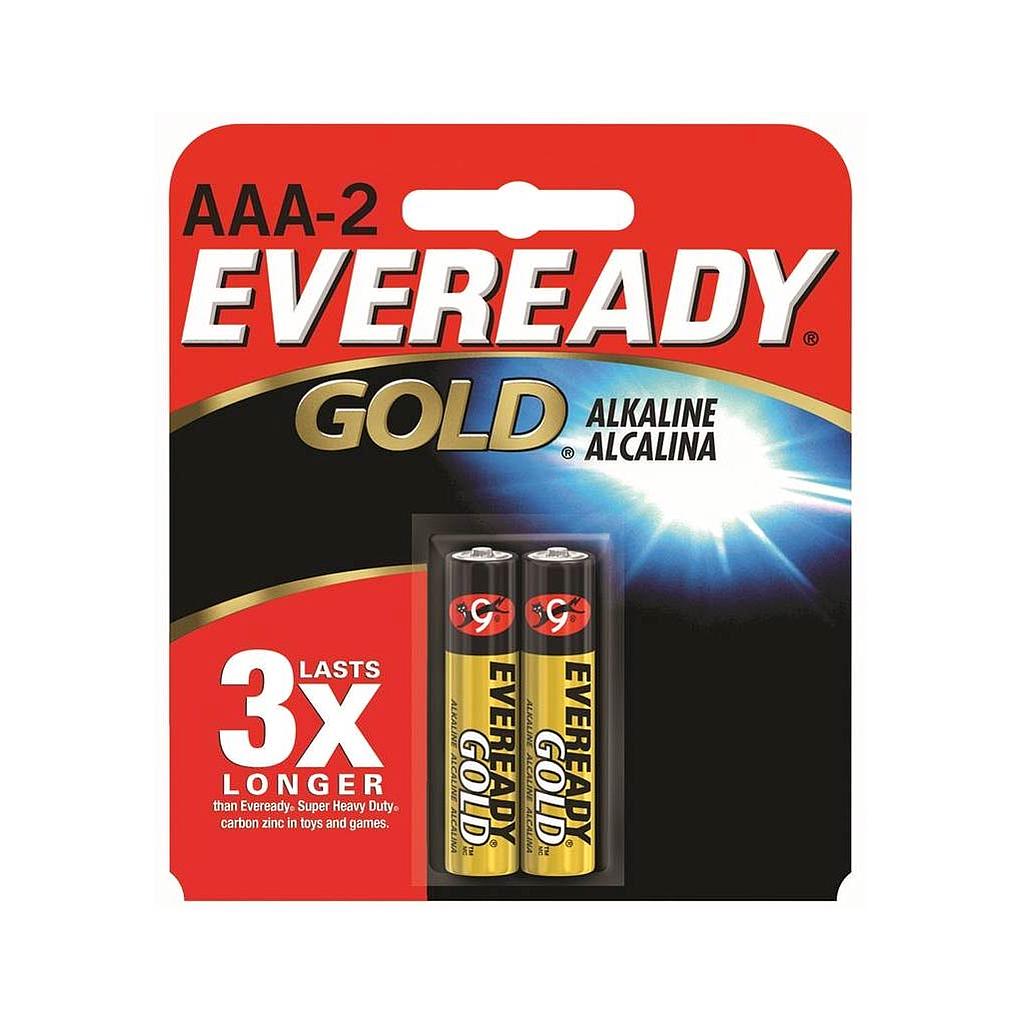 DMB - EVEREADY GOLD AAA A92BP2 BATTERY 2PK