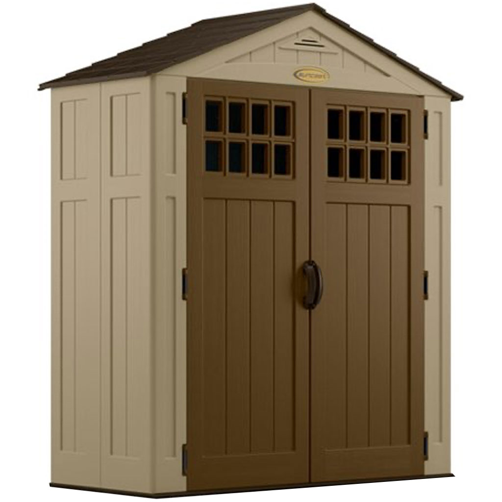 DMB - SUNCAST OUTDOOR STORAGE SHED 94CUFT 6'2&quot;X2'9&quot;X7'