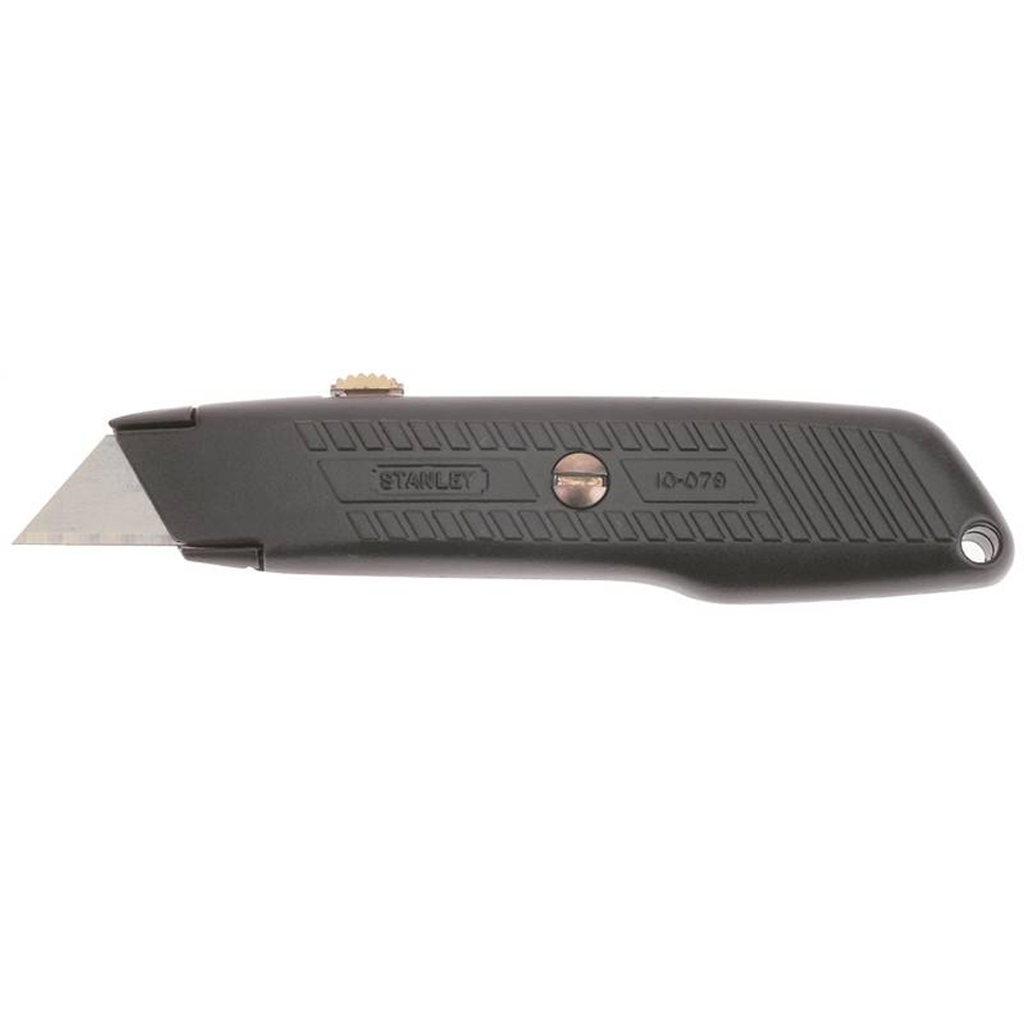 STANLEY UTILITY KNIFE INSTANTCHANGE 3" CARBON STL BLADE W/ STORAGE 10-788