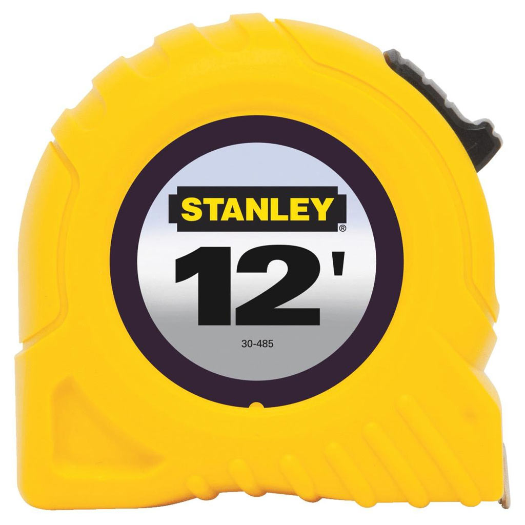 DMB - STANLEY MEASURING TAPE ABS CASE YELLOW, 12'L