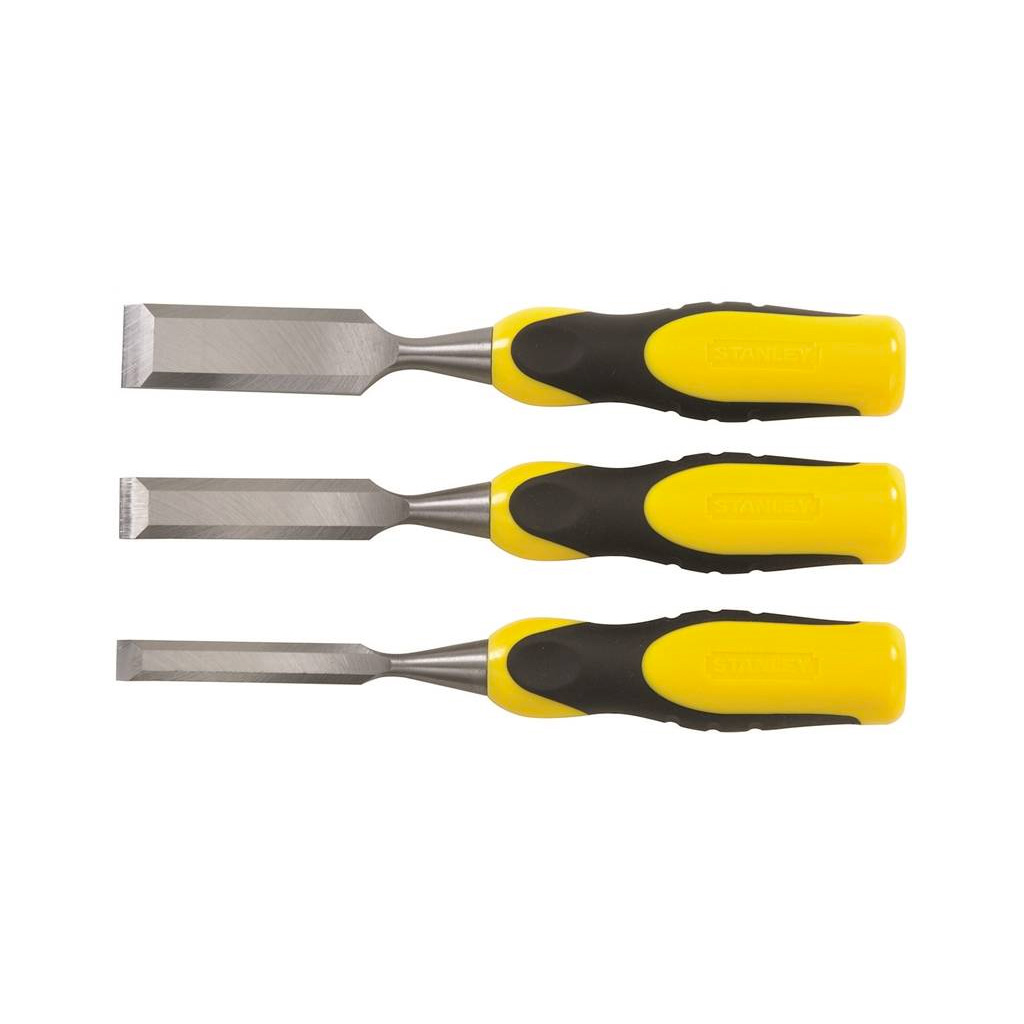 STANLEY CHISEL SET WOOD 3-PIECE (1/2&quot;|3/4&quot;|1&quot;) 16-300