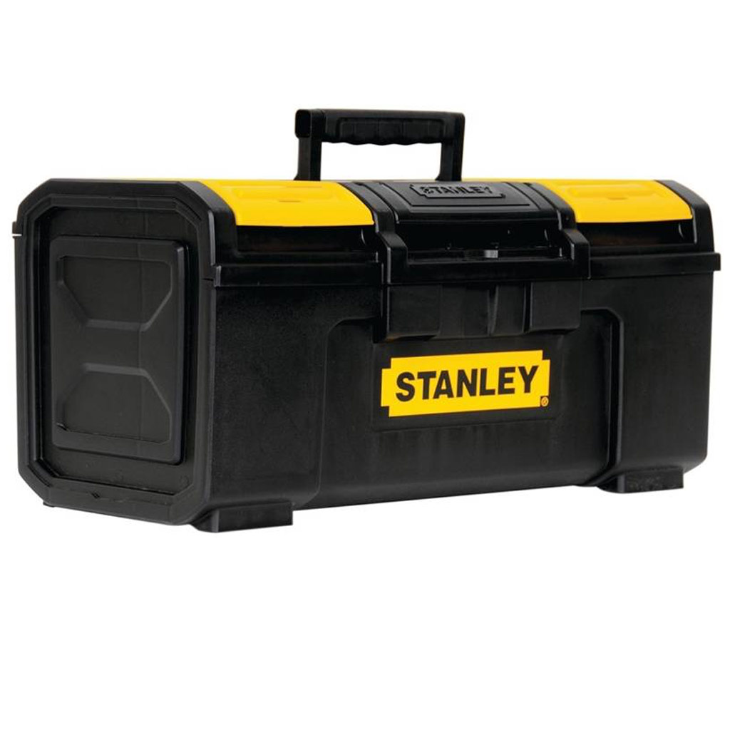 DMB - STANLEY TOOL BOX POLY, 19&quot;L X 10.5&quot;W X 9.3&quot;H, BLK/YEL