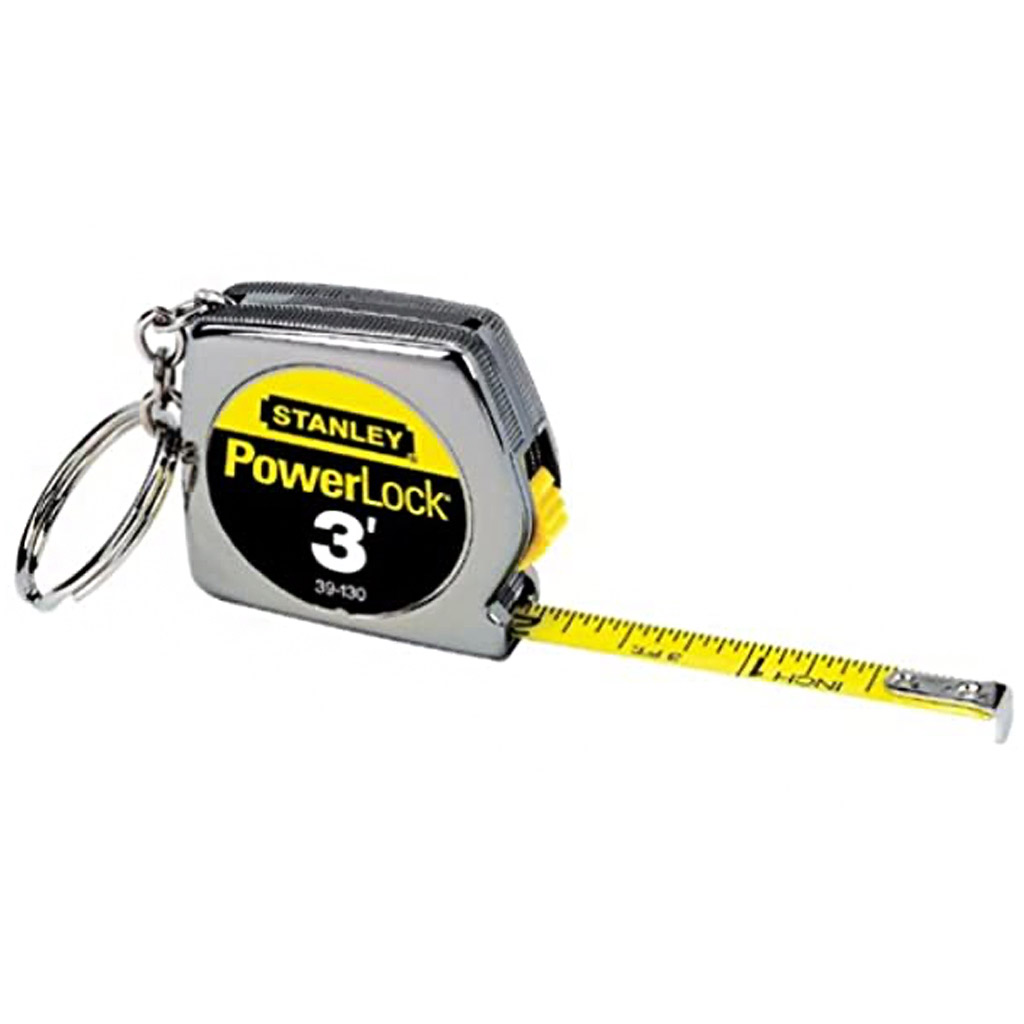 DMB - STANLEY MEASURING TAPE ABS CHROME CASE, 3'L