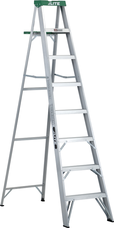 LOUISVILLE STEP LADDER 8' ALUMINUM GRADE 2 (225LB) LP-708