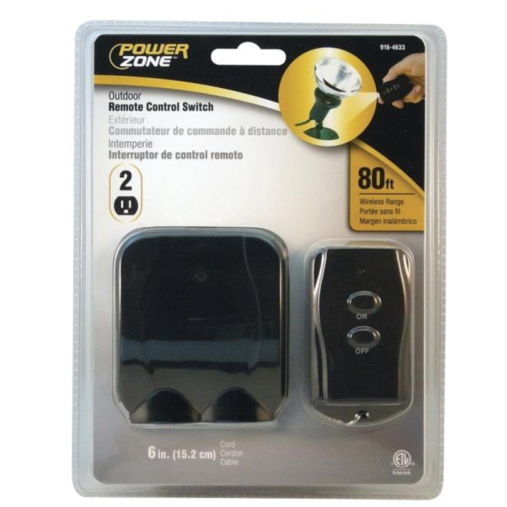 POWERZONE OUTDOOR TIMER REMOTE CONTROL BLK