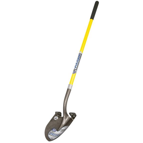 VULCAN ROUND POINT SHOVEL W 48" FIBERGLASS HNDL (33251) PRL-F