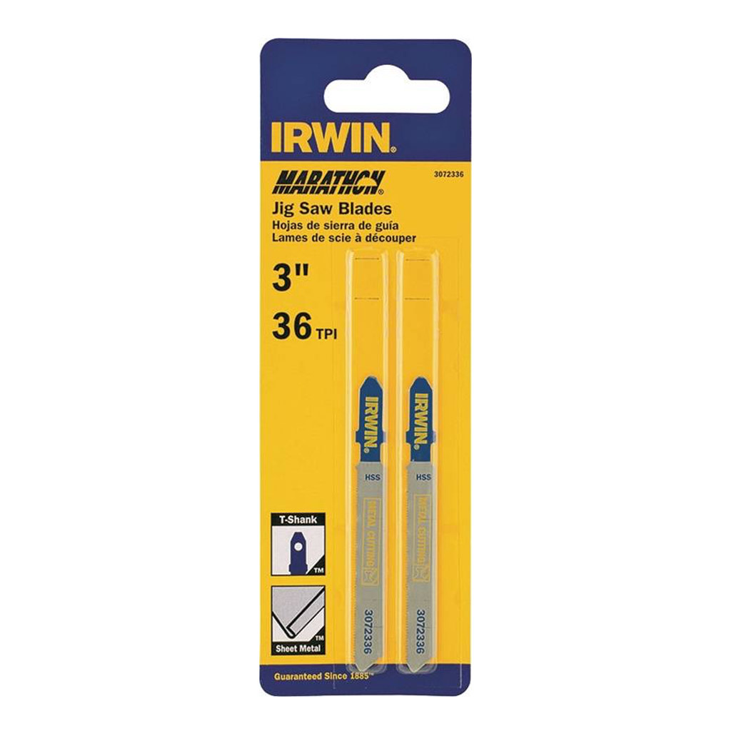 IRWIN JIG SAW BLADE 3&quot;L 36TPI