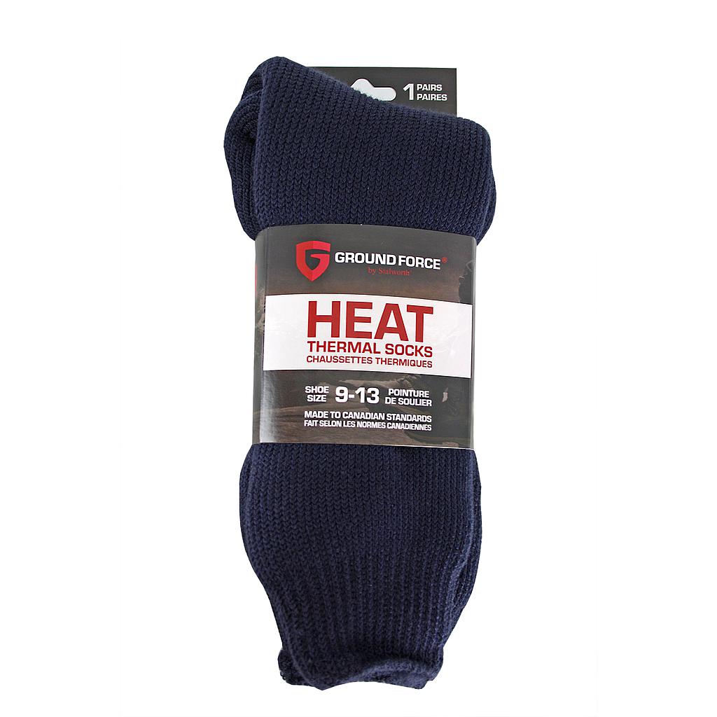 DMB - 1 PAIR PACK HEAT SOCK 919GF (5-8) NAVY