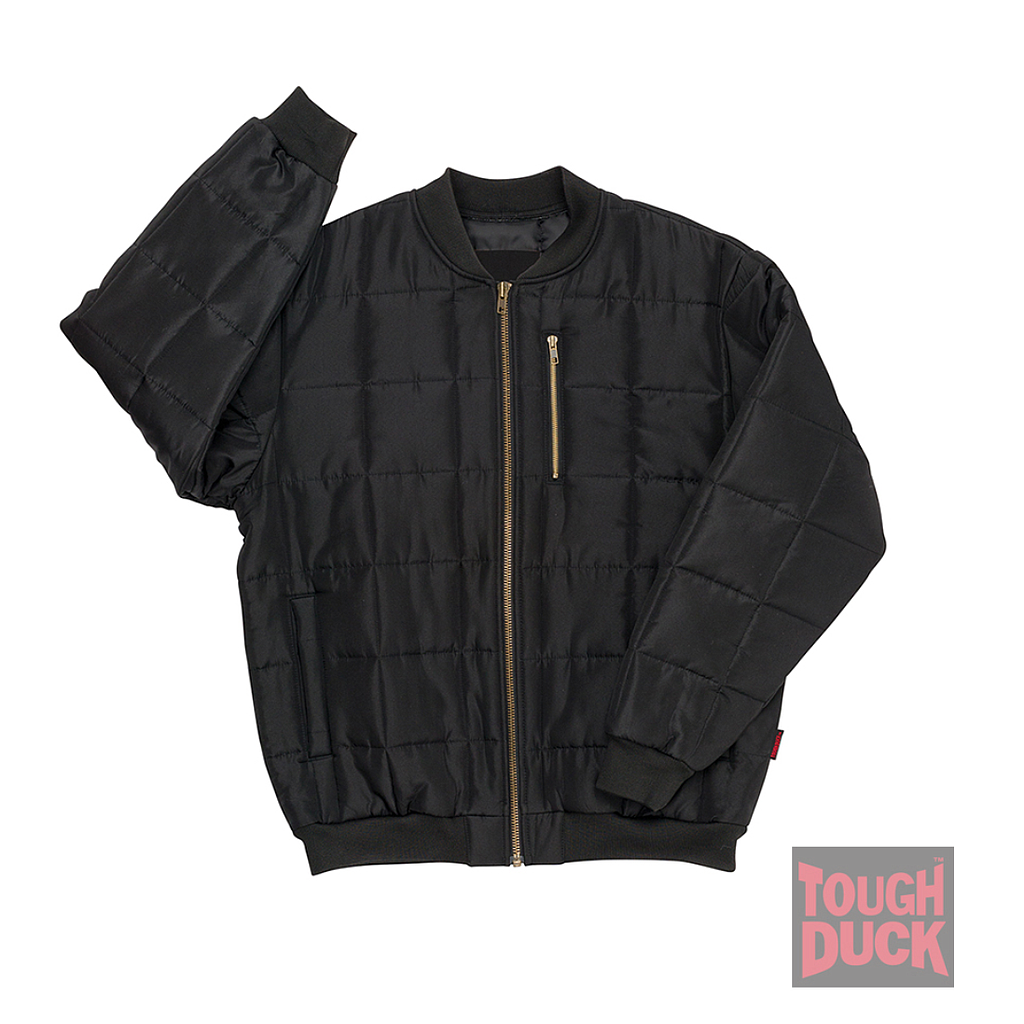 DMB - TOUGH DUCK MEN'S BOMBER FREEZER JACKET BLACK LRG