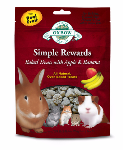 OXBOW SIMPLE REWARDS BAKED TREATS W/CRANBERRY 2OZ