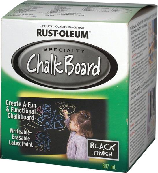 DMB - RUSTOLEUM CHALKBOARD PAINT BLK 877ML