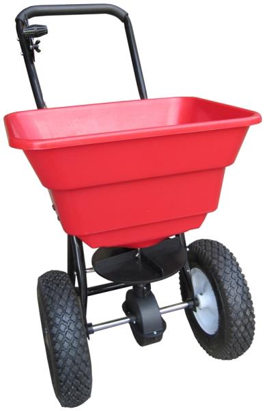 LANDSCAPERS SELECT BROADCAST PUSH SPREADER RED 80LB