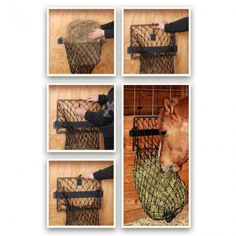 GER-RYAN HAY NET WALL MOUNT BLACK