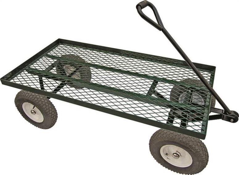 VULCAN GARDEN CART FLAT BED MESH 48X24