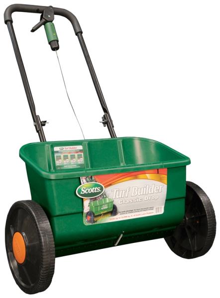 SCOTTS TURF BUILDER CLASSIC DROP SPREADER (10000 SQ/FT)