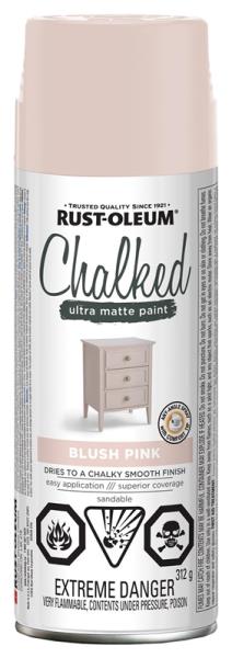 RUSTOLEUM CHALKED SPRAY PAINT BLUSH PINK 340G 