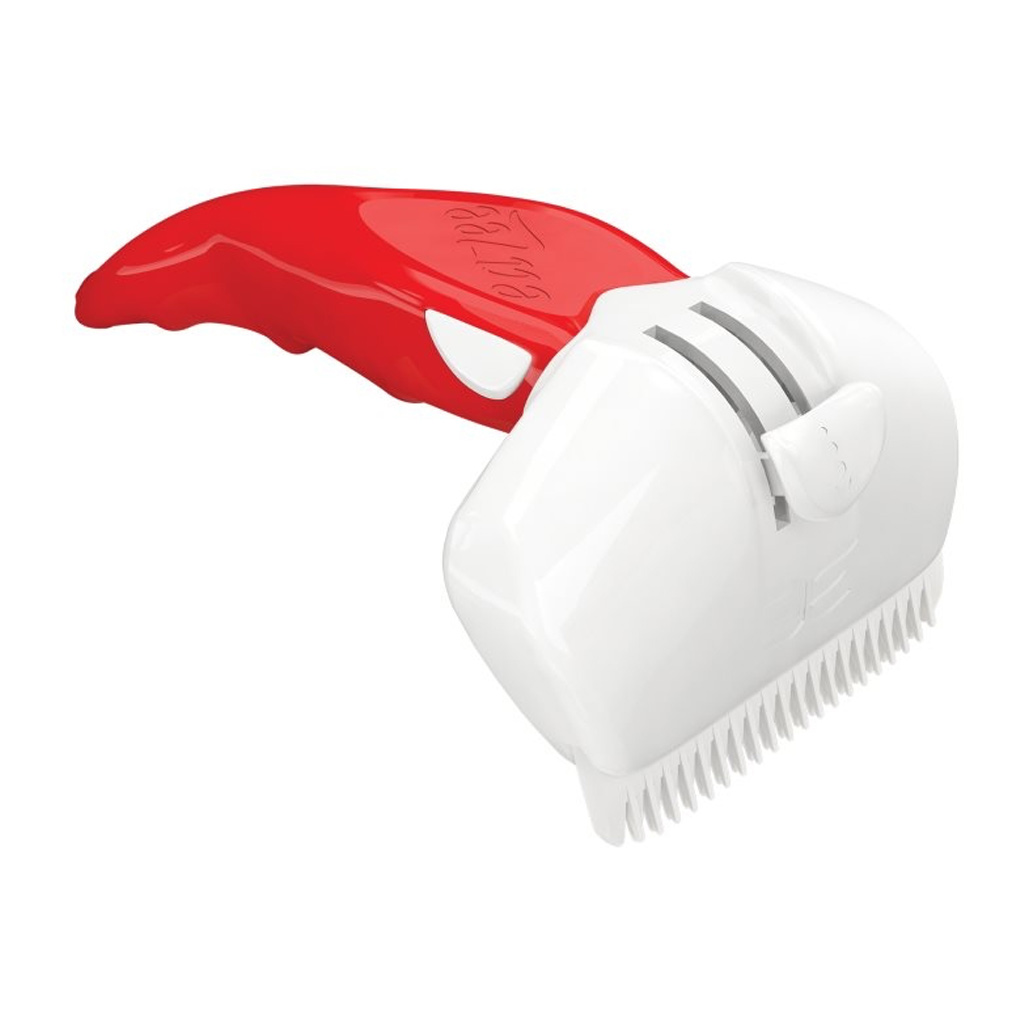 DMB - EAZEE DOG DESHEDDING TOOL SMALL RED