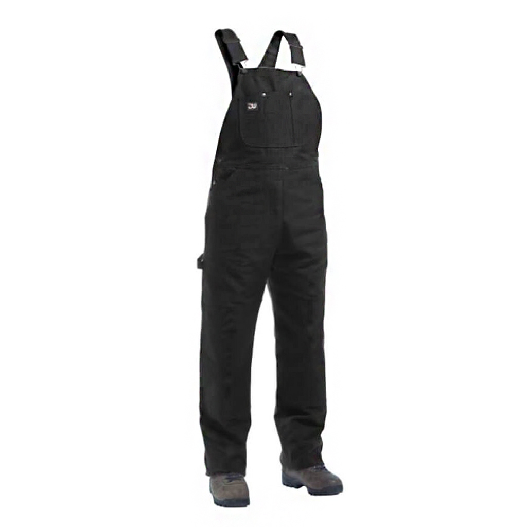 DV - TOUGH DUCK WOMEN'S BIB OVERALL UNLINED BLK SM