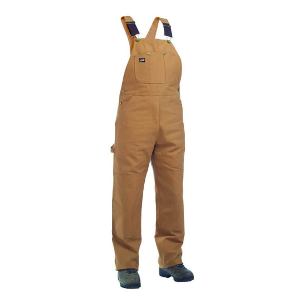 DV - TOUGH DUCK WOMEN'S BIB OVERALL UNLINED BRN SM