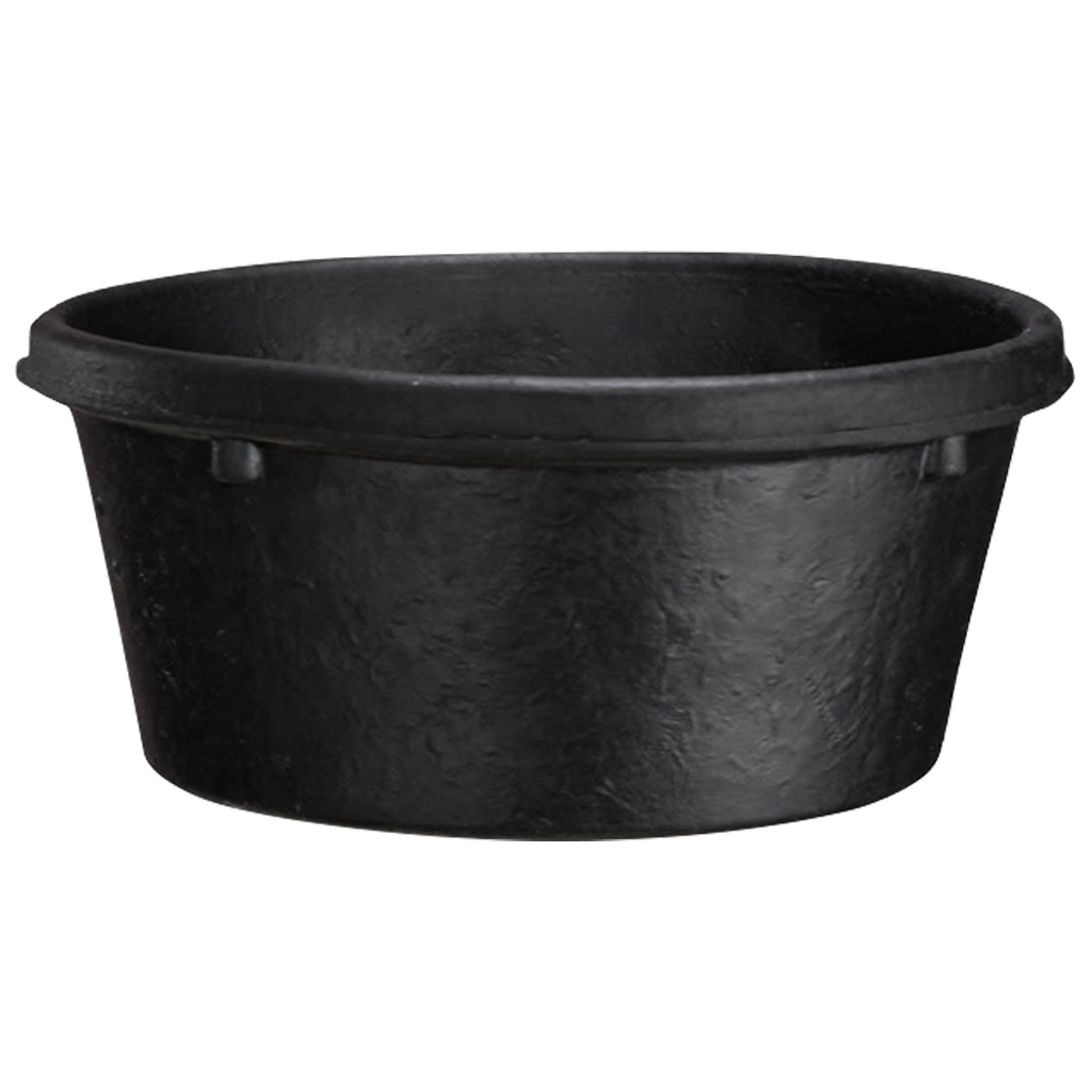 FORTEX FEEDER PAN RUBBER BLK 4QT