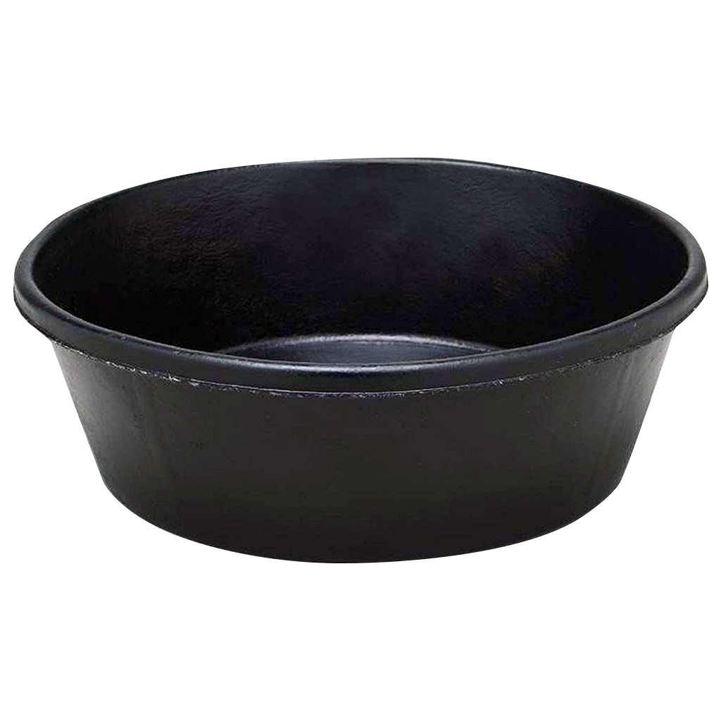 FORTEX FEEDER PAN RUBBER BLK 2QT