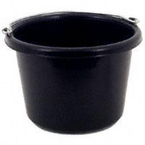 FORTEX BUCKET UTILITY POLY 8QT BLK