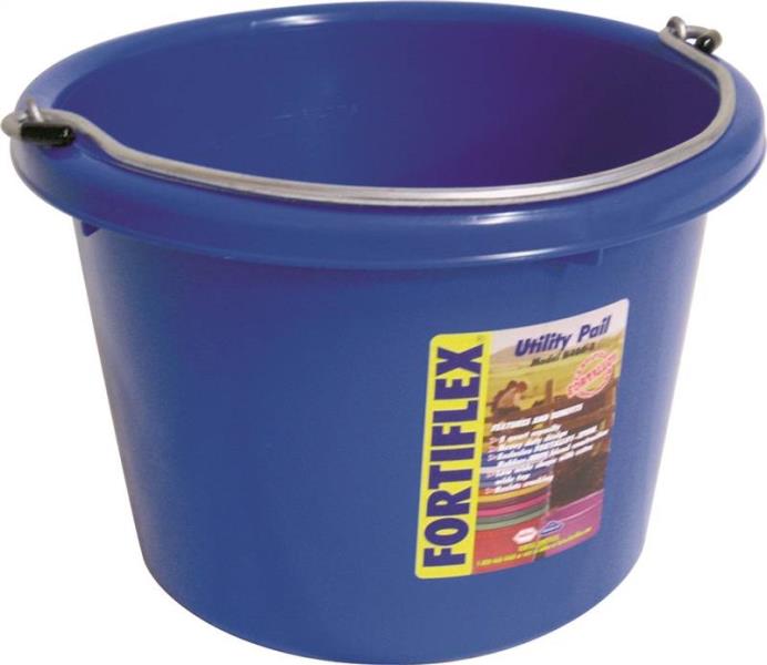 FORTEX BUCKET UTILITY POLY 8QT BLU