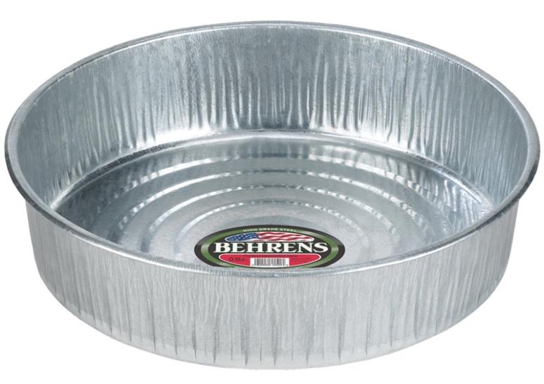 BEHRENS UTILITY PAN GALVANIZED STEEL 3GAL 2168