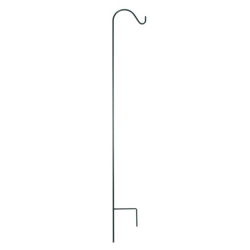 LANDSCAPERS SHEPHERD HOOK SINGLE 64"H STEEL BLACK