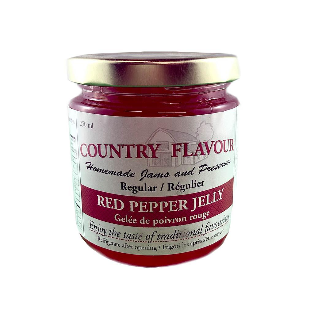 COUNTRY FLAVOUR 250ML RED PEPPER JELLY