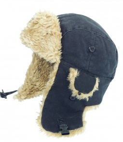 TOUGH DUCK AVIATOR HAT BLACK (L)