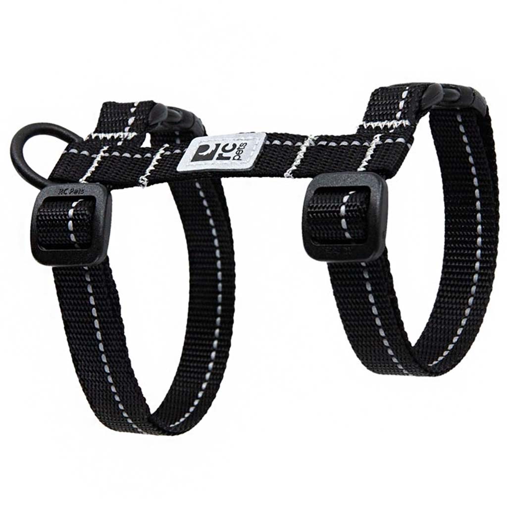 RC PETS KITTY PRIMARY HARNESS SM BLACK